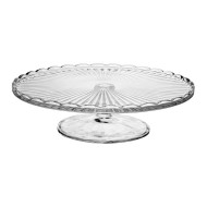 Prato 28,5x7,7cm Para Bolo Com Pé De Vidro Bangkok